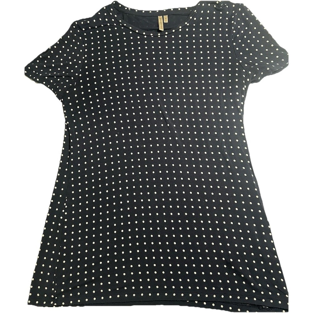 Womens Banana Republic Medium Blue White Polkadot Dress (223)